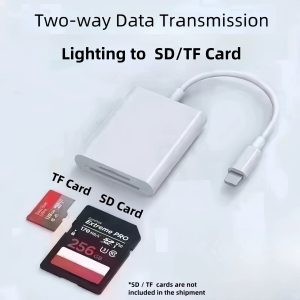 SD/TF  card to Type C/ IPhone converter