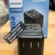 PHILIPS 15W universal travel adaptor with type C and USB ports
