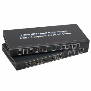 4 channels 4K capture card with video splitting