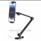 Boom arm phone holder