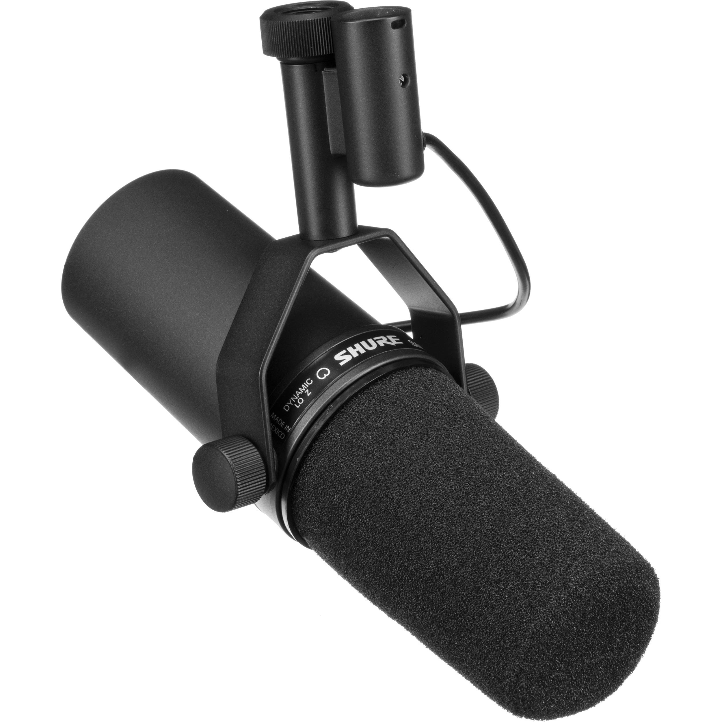 Shure SM7B podcast microphone