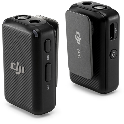 DJI Mic Dual-Transmitter Compact Digital Wireless Microphone System/Recorder for Camera & Smartphone (2.4 GHz) - Image 5