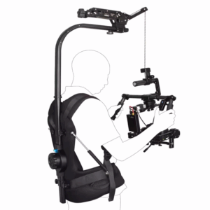 High-quality film stabilizer rig for professional videography and filmmaking.