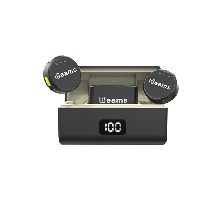 Wireless LED Beamer with Touch Control and Portable Design for Presentations.