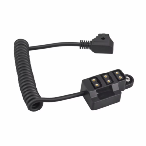 D-TAP to V-Mount One-to-Three Battery Camera Power Supply Conversion Cable with Digital Display PVC Jacket Anton B-Type