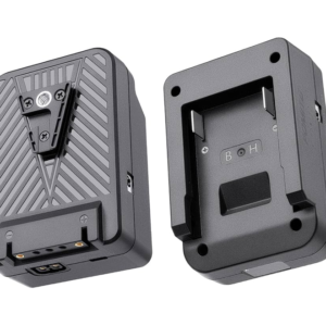 Power Tool Battery to V-Mount Adapter, 100W Type-C Bidirectional Charger Discharger with Digital Display, Lightweight & D-Tap Port for Photographys (BH: for Bosch Batteries)