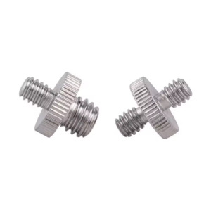 SLR Camera Tripod Head Adapter Screw 1/4-3/8 Stainless Steel Double-Head Screw for Metric Mutual Conversion Positioning Bolt