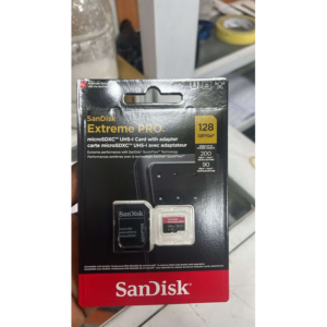 SanDisk 128GB Extreme Pro UHS-I microSDXC Memory Card with SD Adapter