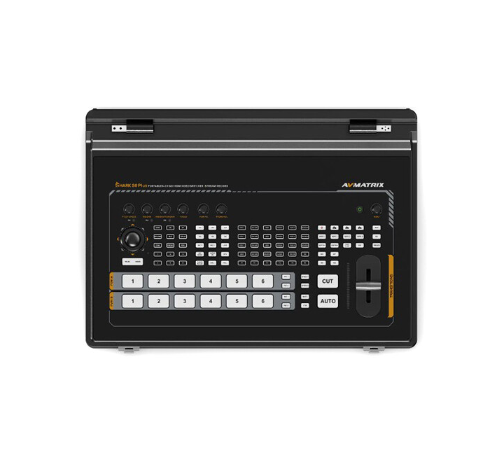 AVMATRIX SHARK S6 PLUS 6-Channel SDI/HDMI Portable Video Switcher with 17.3" Display - Image 3