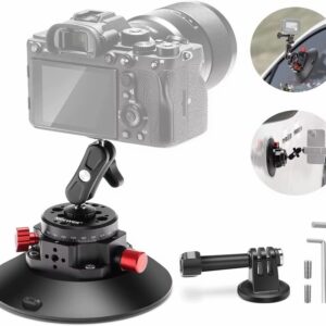 Neewer CA013 6 inches camera or phone suction cup mount